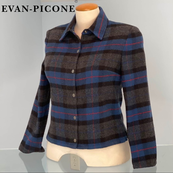 Evan Picone wool blend jacket, size 12 - Picture 1 of 8